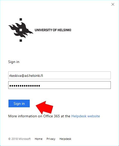 helsingin yliopisto outlook 365 kirjaudu.